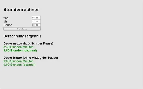 Stundenrechner